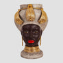 Egiziani 19 - Ceramic vase, glazed by immersion by Agaren - Fp Art Online
