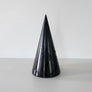Black Cone - Black Marquina marble shelf object by Fp Art Collection - Fp Art Online