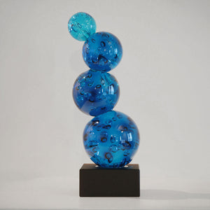 Four Spheres Blue