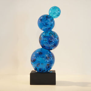 Four Spheres Blue