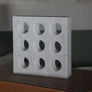 Nine Marble Dots - Handmade shelf sculpture in marble by Fp Art Collection - Fp Art Online
