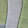 Gray Wave - Hand-colored cotton ropes wall panel with Okoume timber frame by Fp Art Collection - Fp Art Online