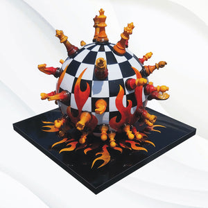 Chess Inferno Lamp