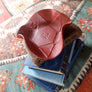 Red Leather Trinket Pocket Emptier by Fp Art Collection - Fp Art Online