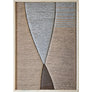 Nuts Rope - Hand-colored cotton ropes wall panel with Okoume timber frame by Fp Art Collection - Fp Art Online