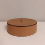Round Rope Leather Box with Lid by Fp Art Collection - Fp Art Online