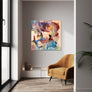Stratigraphic Composition n°20 - Acrylic and bitumen on canvas by Gulminetti Alberto - Fp Art Online