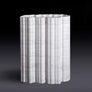 Stripe A3, Extremely thin statuary marble vase by Bufalini Marble Ulian Paolo - Fp Art Online