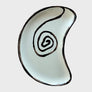 "Vertigo" Lunette, Handmade ceramic plate by La Falce Giovanna - Fp Art Online