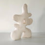 White Embrace - Handmade shelf sculpture in ceramic by Fp Art Collection - Fp Art Online