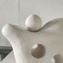 White Wave - Handmade shelf sculpture in ceramic by Fp Art Collection - Fp Art Online