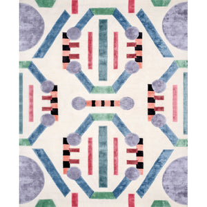 Joggler - Hand-knotted rug by Illulian - Fp Art Online