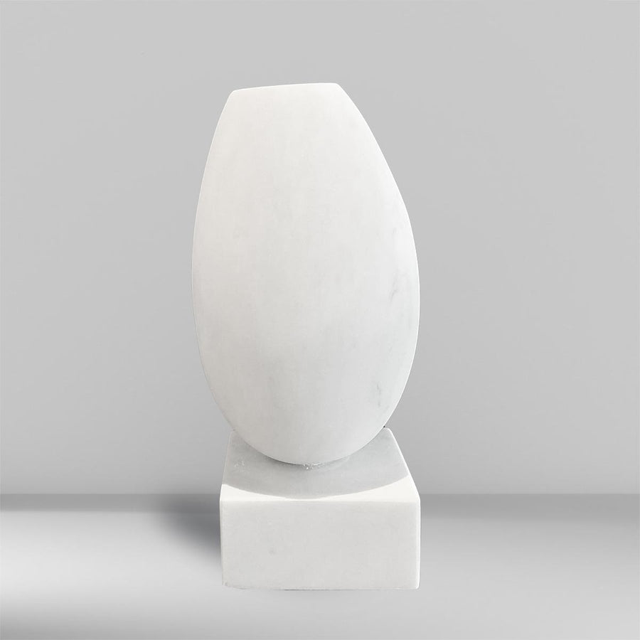 Purity #1 - Handmade shelf sculpture in marble by Fp Art Collection - Fp Art Online