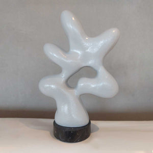 White Whispers - Handmade shelf sculpture in fiberglass by Fp Art Collection - Fp Art Online