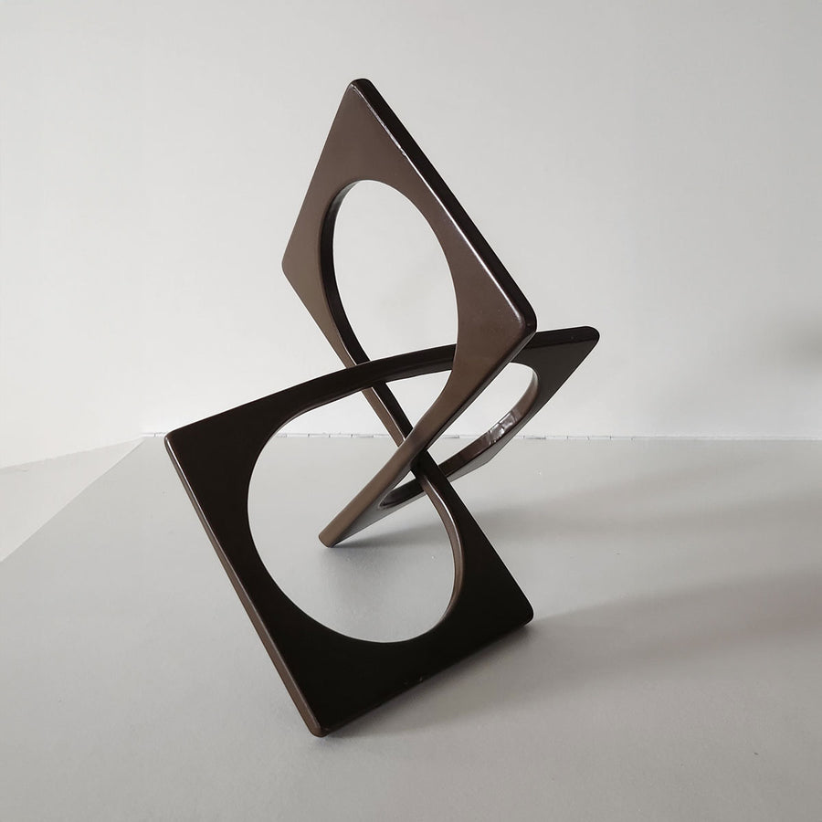 Knot - Handmade shelf sculpture in painted metal by Fp Art Collection - Fp Art Online