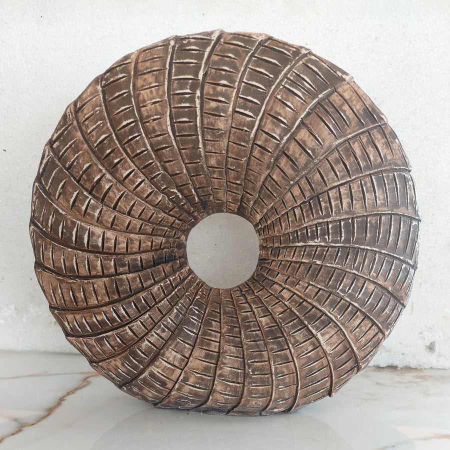 Cyclosphere Dark - Handmade shelf sculpture in ceramic by Fp Art Collection - Fp Art Online