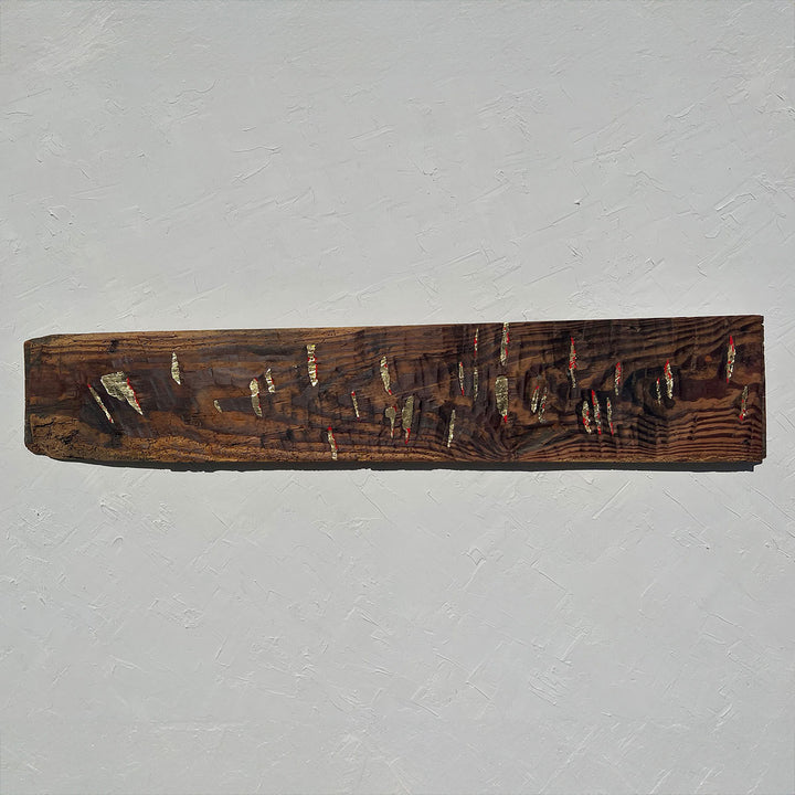 Orme - Timber wall sculpture, mixed technique by Guerra Serena - Fp Art Online