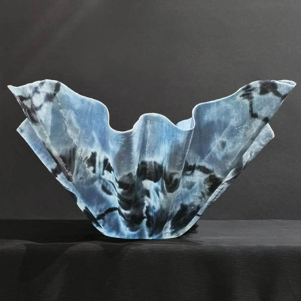 Blue Shibori Flame