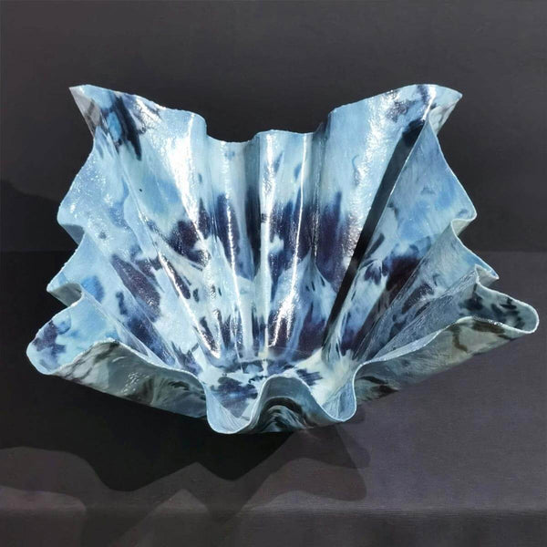 Blue Shibori Flame