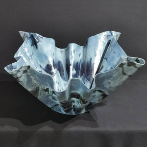 Blue Shibori Flame