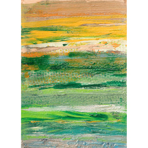 Fields #2 - Water based pigments painting by Iosonomat - Fp Art Online