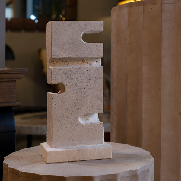 Contemporary FP Art sculpture in styled interior space