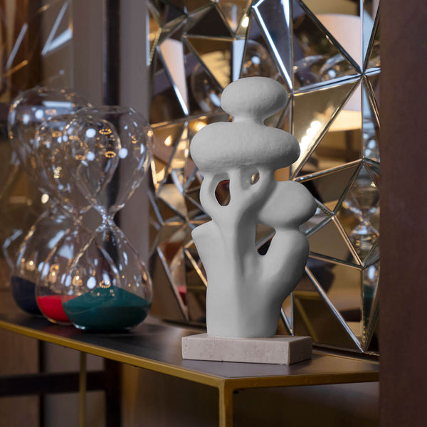 FP Art sculpture showcased in modern interior environment
