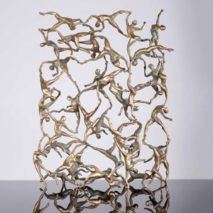 The Wall #1 - Bronze sculpture by Bonaventura Mauro - Fp Art Online