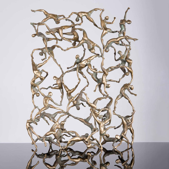 The Wall #1 - Bronze sculpture by Bonaventura Mauro - Fp Art Online