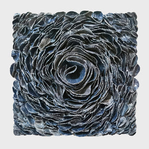 Adone (Mini) - Moulded jeans fabric and resin on panel by Wahl Johanna - Fp Art Online