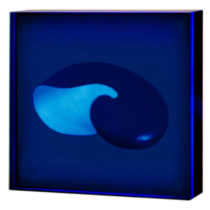 Azzurra II - Lambda print on techno-light box, blue backlight by De Mitri Giulio - Fp Art Online