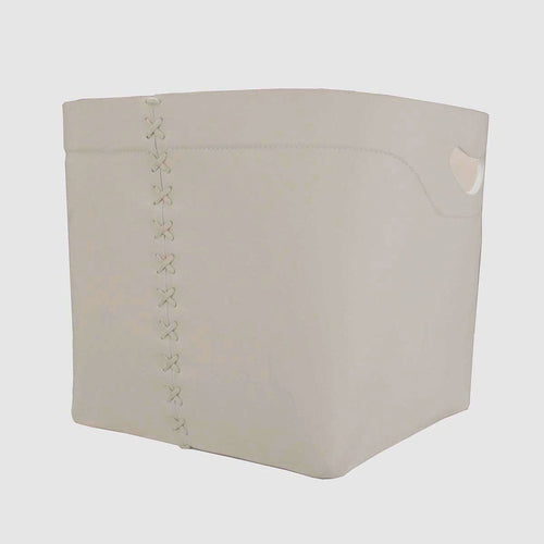 Multipurpose Leather Basket