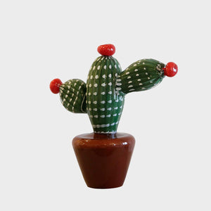 Cactus Small - Blown Murano glass sculpture by Fp Art Collection - Fp Art Online