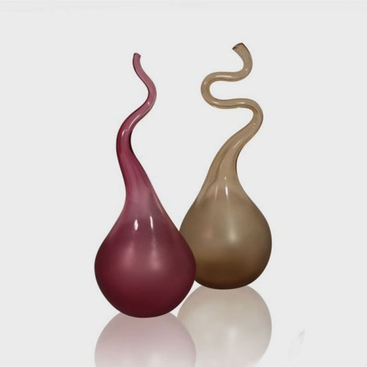 Cipollina - Mouth-blown decorative glass vases by Fornace Mian - Fp Art Online