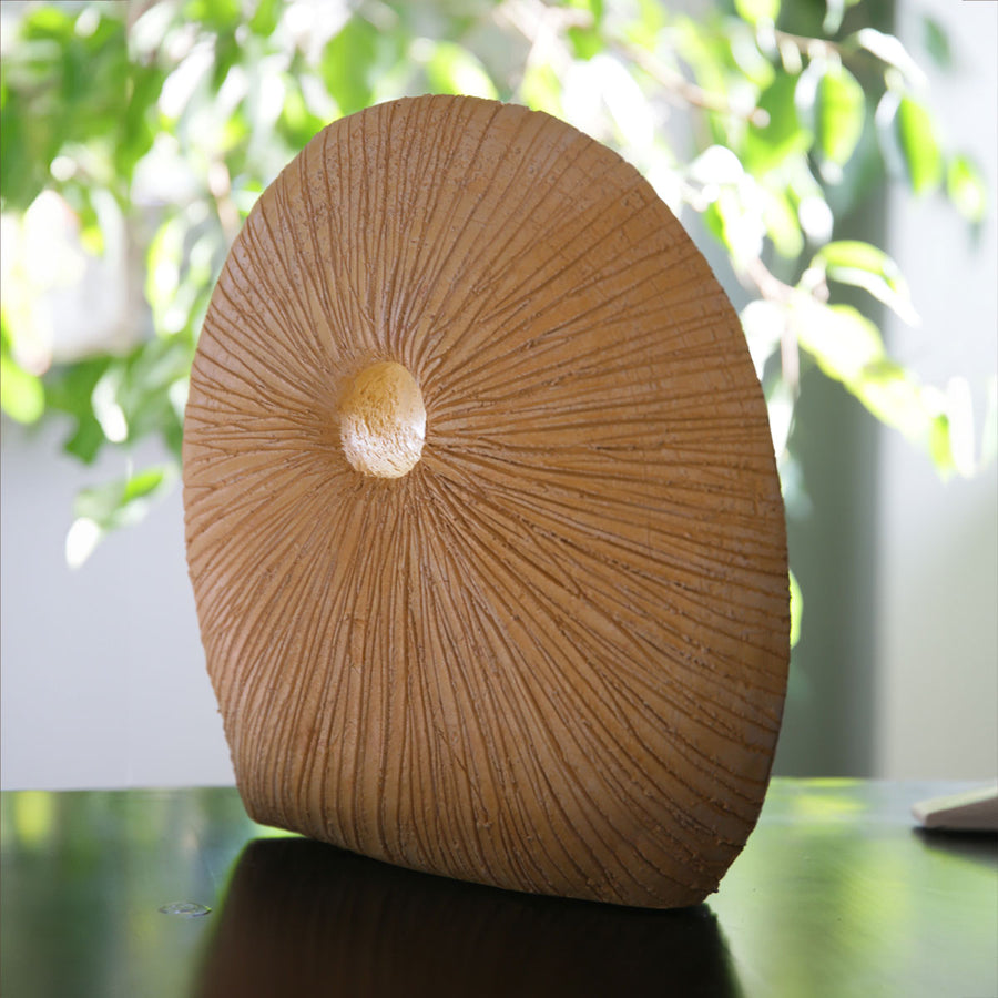 Ellipse #1 - Handmade shelf sculpture in ceramic by Fp Art Collection - Fp Art Online
