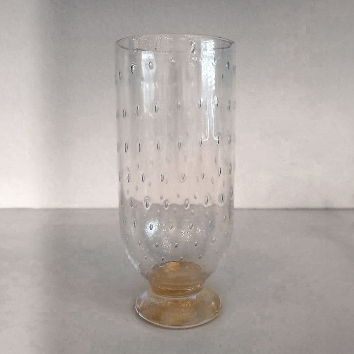 6 Bubbles Flutes, Murano blown glass by Fp Art Tableware - Fp Art Online