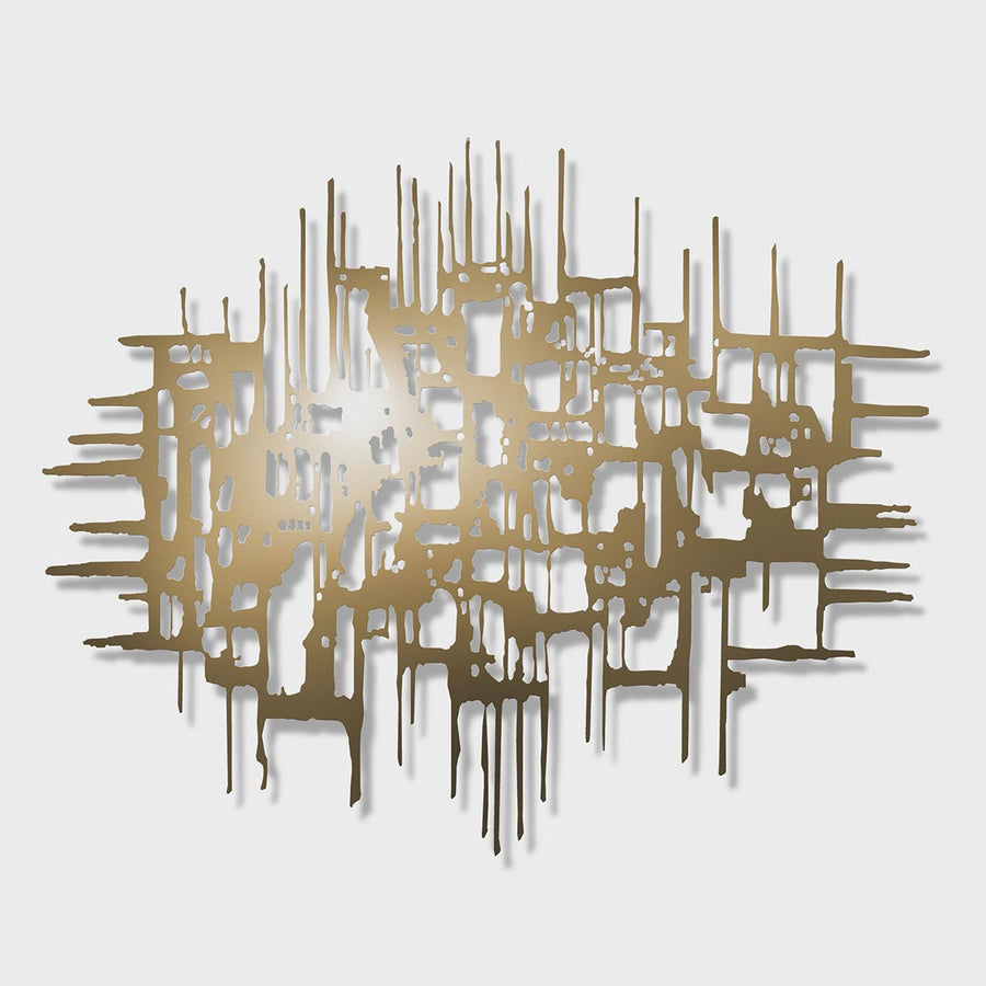 Intreccio - Corten laser cutting sculpture by FG by Faravelli - Fp Art Online