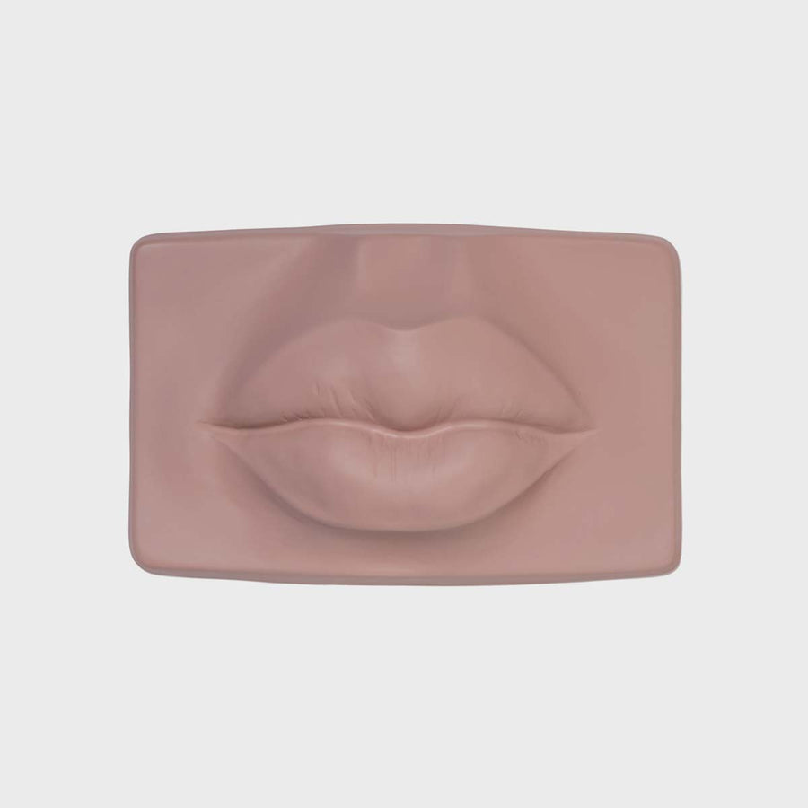 Lips Sculpture - Handmade blend of plaster and cement by Boemi Stefania - Fp Art Online