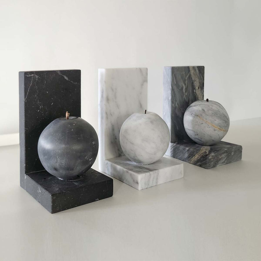 Black Apple - Black Marquina marble book holder by Fp Art Collection - Fp Art Online