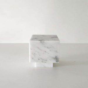 White Cube - Carrara marble book holder by Fp Art Collection - Fp Art Online