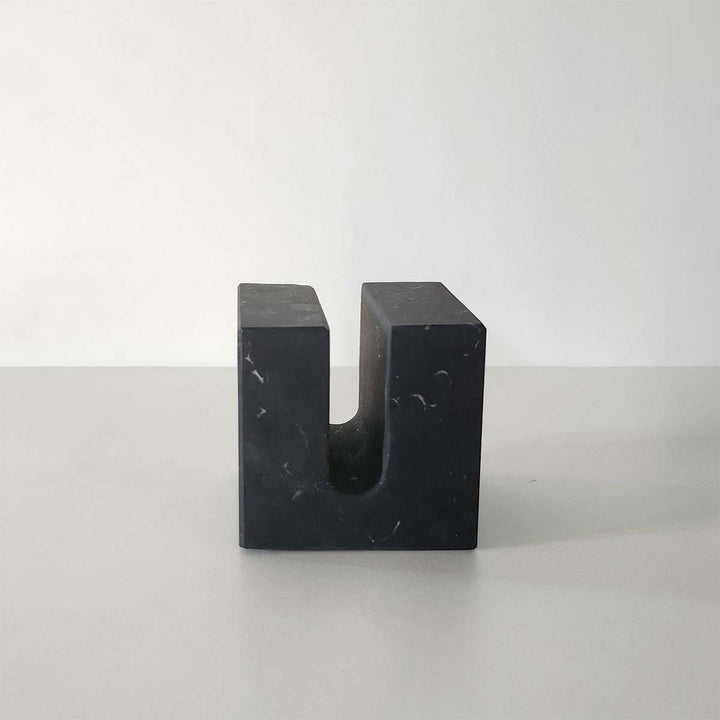 Black Architecture - Black Marquina marble book holder by Fp Art Collection - Fp Art Online