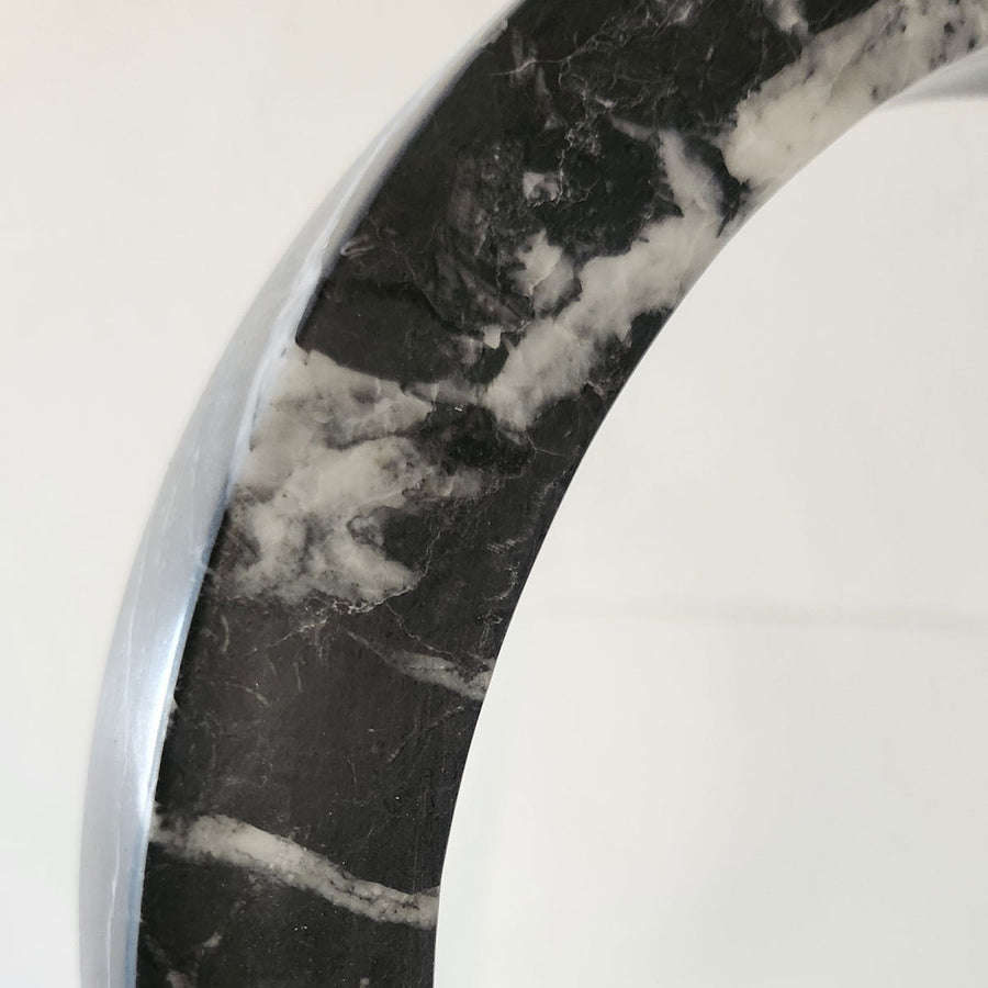 Orbital Circle - Handmade shelf sculpture in marble by Fp Art Collection - Fp Art Online