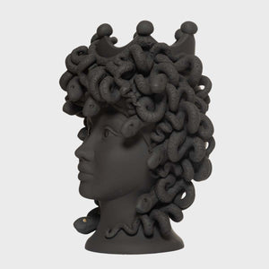 Medusa - Matt finished terracotta vase by Boemi Stefania - Fp Art Online