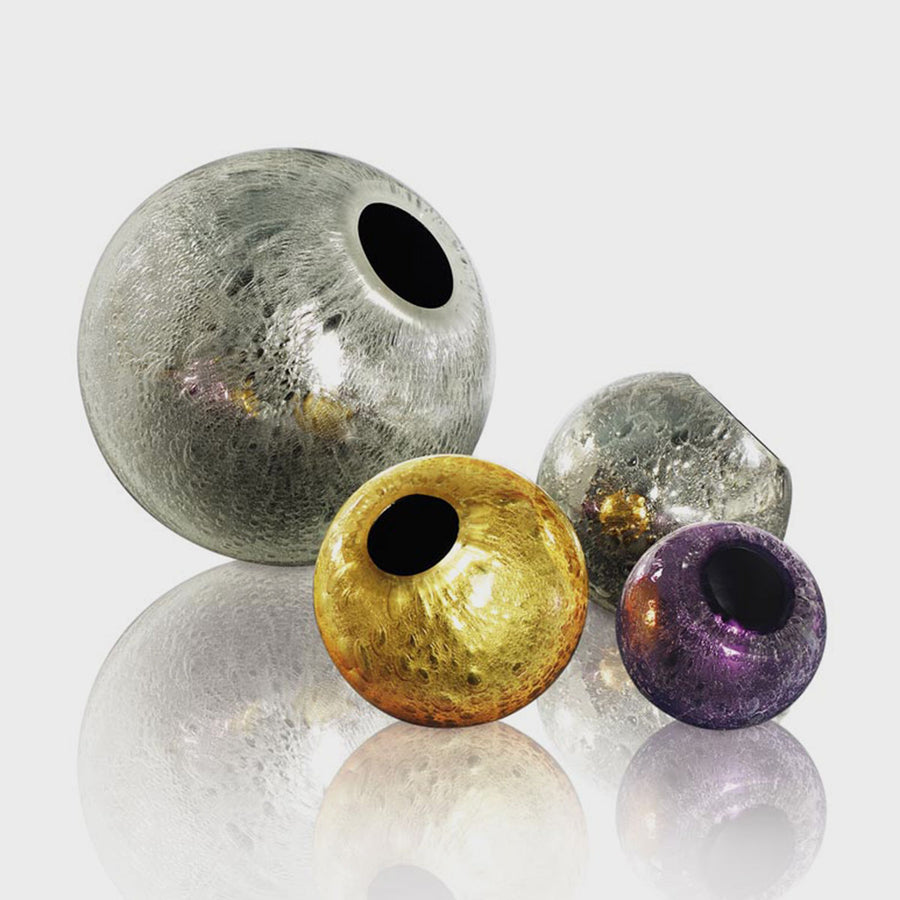 Mirrored Sphere - Mouth-blown decorative glass vases by Fornace Mian - Fp Art Online