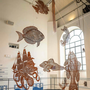 Laser-cut Marine Creatures