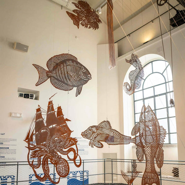Laser-cut Marine Creatures