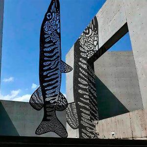 Laser-cut Abstract Creatures