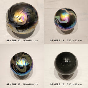 Pebble Wall - Handcrafted Murano glass spheres, create your own sculpture by Fp Art Collection - Fp Art Online