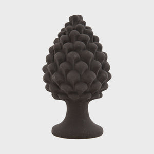 Pine Cone Neutral - Ceramic sculpture, glazed by immersion by Agaren - Fp Art Online