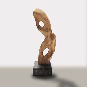 Reverse - Handmade shelf sculpture in timber by Fp Art Collection - Fp Art Online